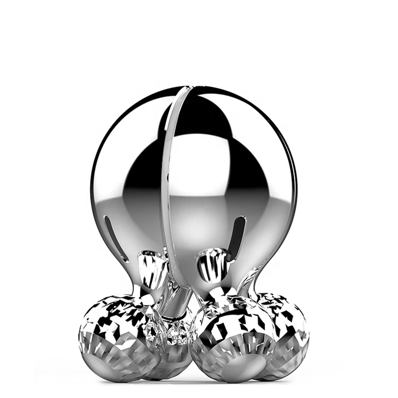 4d роликовый массажер для похудения лица и тела с 4 металлическими колесами