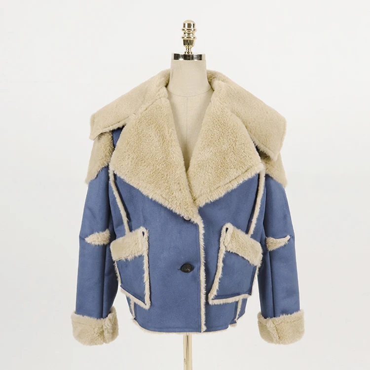 

2020 Winter Thicken Warm Teddy Fur Jacket Coat Women Casual Fashion Lamb Faux Fur Overcoat Fluffy Cozy Loose Outerwear Female