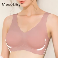 meooliisy one size vest seamless women bras wireless push up underwear plunge simple brassiere sports bra yoga sleeping everyday