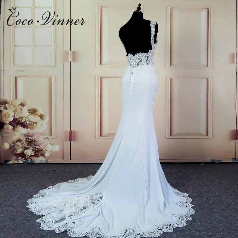 Европейское дизайнерское пикантное свадебное платье с открытой спиной и юбкой