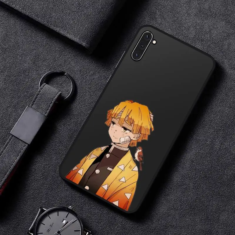 

Demon Slayer Agatsuma Zenitsu Phone Case For Samsung A32 A51 A52 A71 A50 A12 A21S S10 S20 S21 Plus Fe Ultra