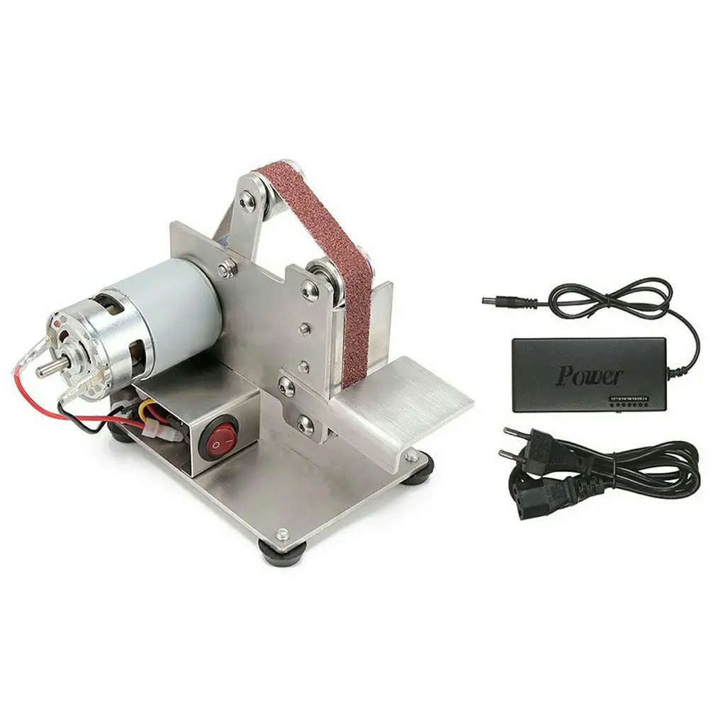 

15 Belt Machine And Seven Speed Regulating Power Adapter Stainless Steel Body DIY Polishing Machine