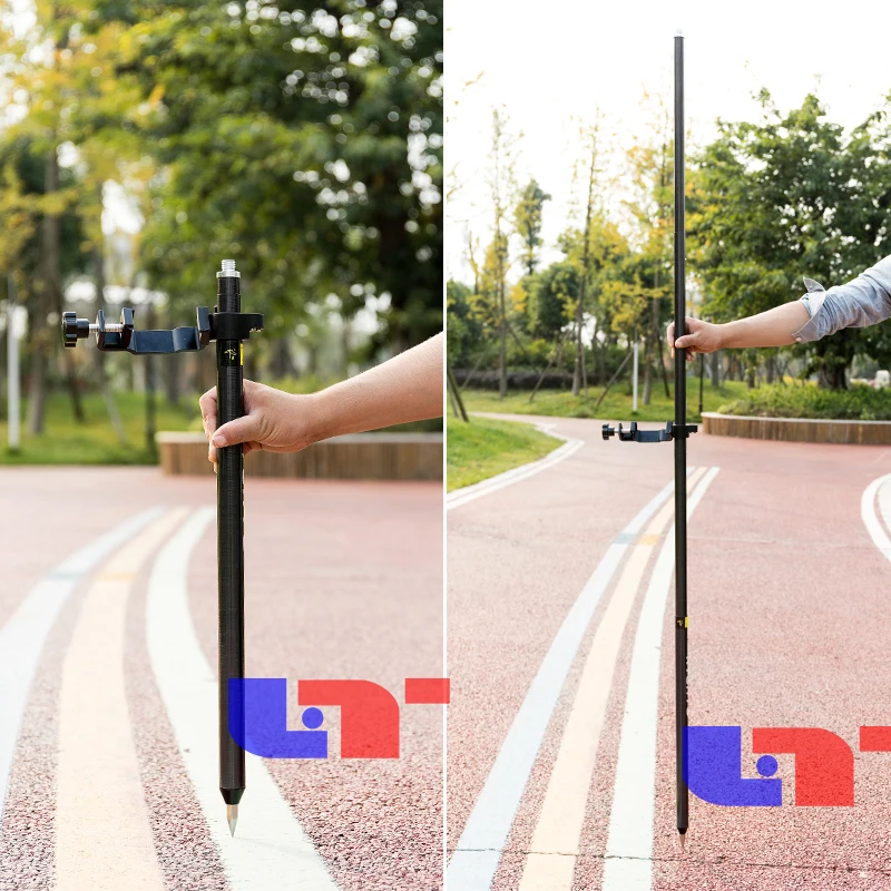 Портативный измерительный стержень легкий карбоновый стержень gps стержень/gps с кронштейном