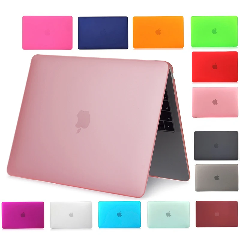 

Laptop Case For MacBook Air 11" 13" A1465 A1466 A1278 Pro 15" Crystal Color Cases 2020 M1 A2338