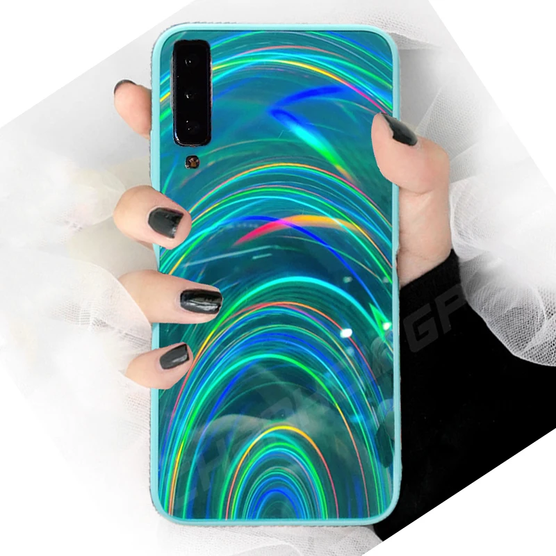 Радужный Блестящий зеркальный чехол для Samsung Galaxy S20 FE Ultra A51 A31 A21S A11 A71 A12 A32 A42 A50 A30 A10S