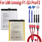 Аккумулятор 5150 мАч для UMI Umidigi F1 F1 Play S3 Pro, батарея для UMI Umidigi F2