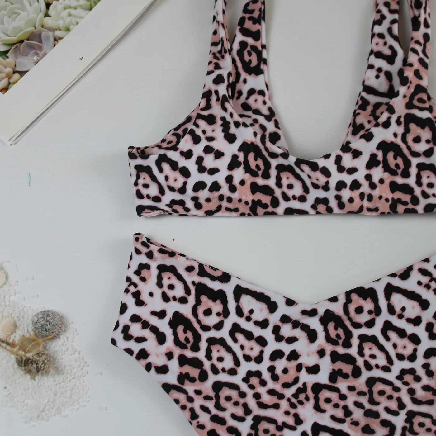 

Hirigin Sexy Leopard Bikini Women Swimming Suit 2020 New Bust Bowknot Push Up Padded Swimwear Beach Bathing Suit Swimsuit Summer