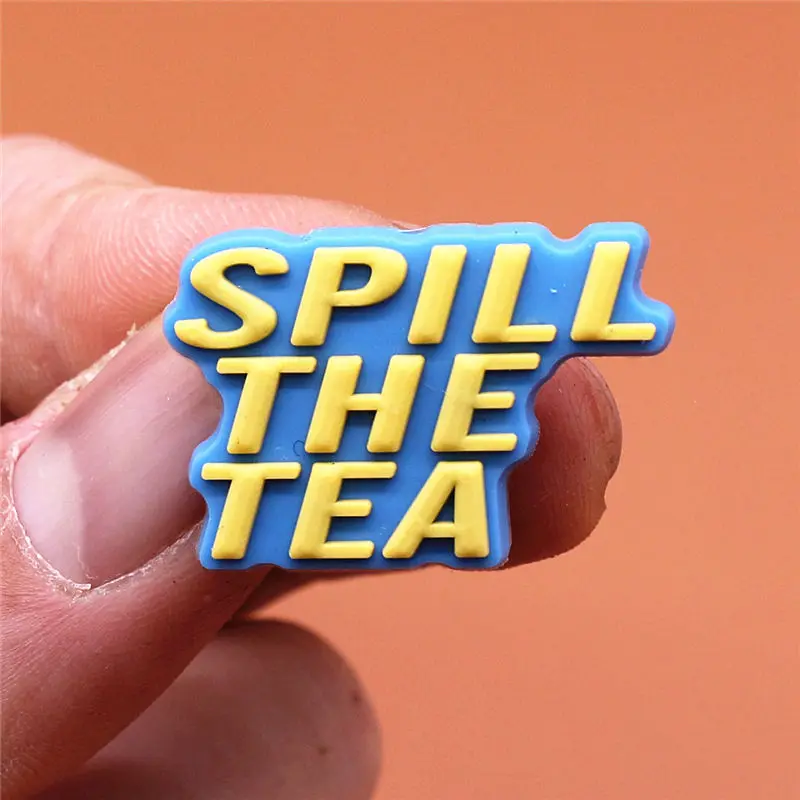 Free Shipping Crock Charms Accessories Custom Cute Cartoon PVC Shoe Croc Buttons Sandals Charm Decoration BANG OMG POW NOOB U215