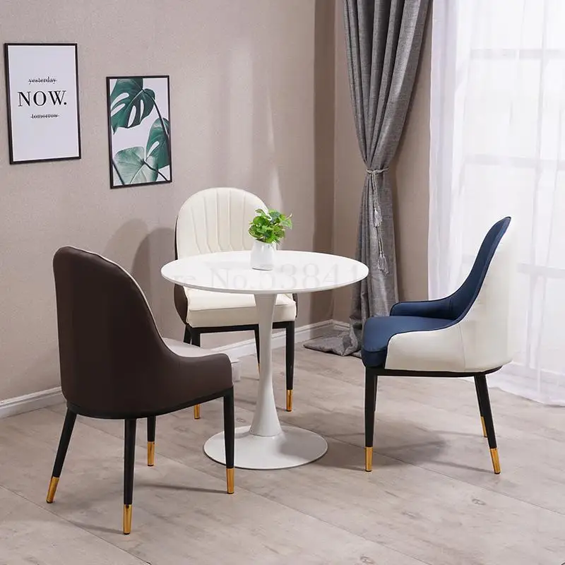 Светильник класса люкс Северный стул простой дома спинки чистый красный макияж