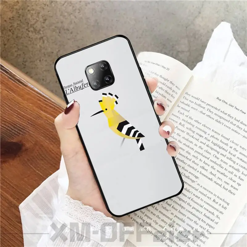 

LouisY Vivid llustration bird DIY Luxury Phone Case For Huawei Mate 9 10 10Lite 20 20X 10Pro 20Pro 20Lite Enjoy 9Plus 10Plus