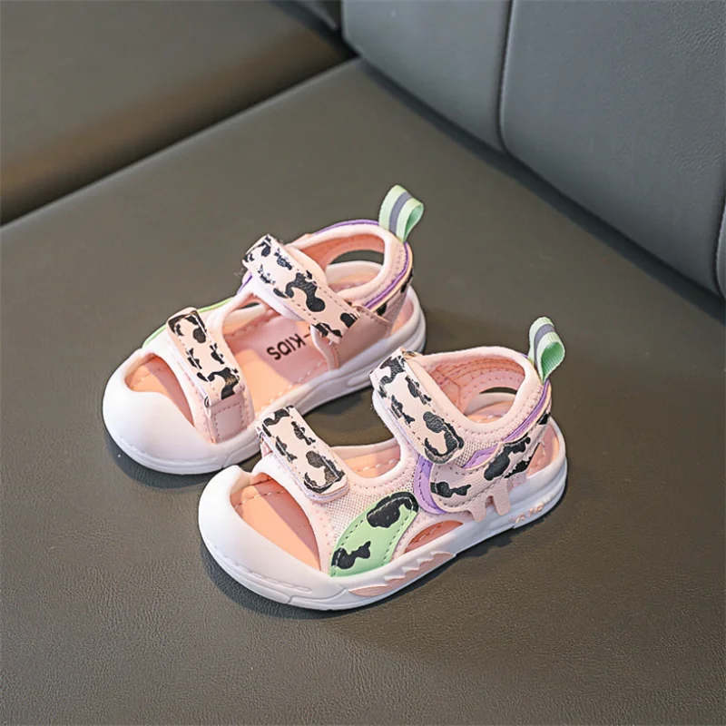 

2020 Summer Children Shoes Boys Soft Soles Beach Shoes Male Baby Baotou Anti-kick Children's Sandals Princepard Summer Sandals