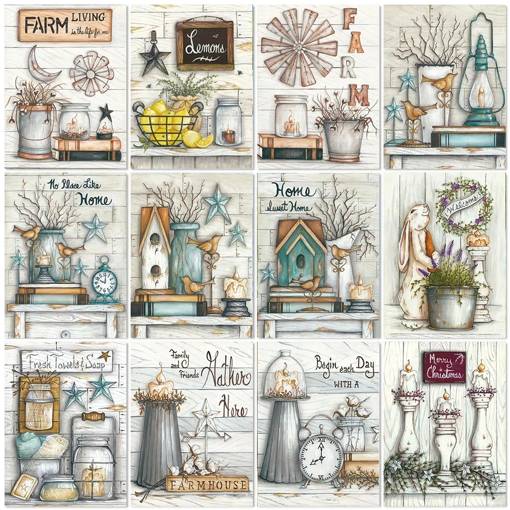 

5D алмазная живопись с текстом, Алмазная мозаика, домашняя Алмазная вышивка, пейзаж, Набор для вышивки крестиком, ручная работа, подарок, укра...