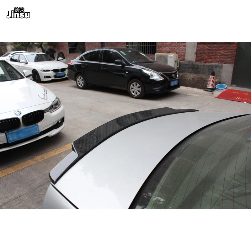 Стильный спойлер C74 для заднего багажника из углеродного волокна губа Benz C класса