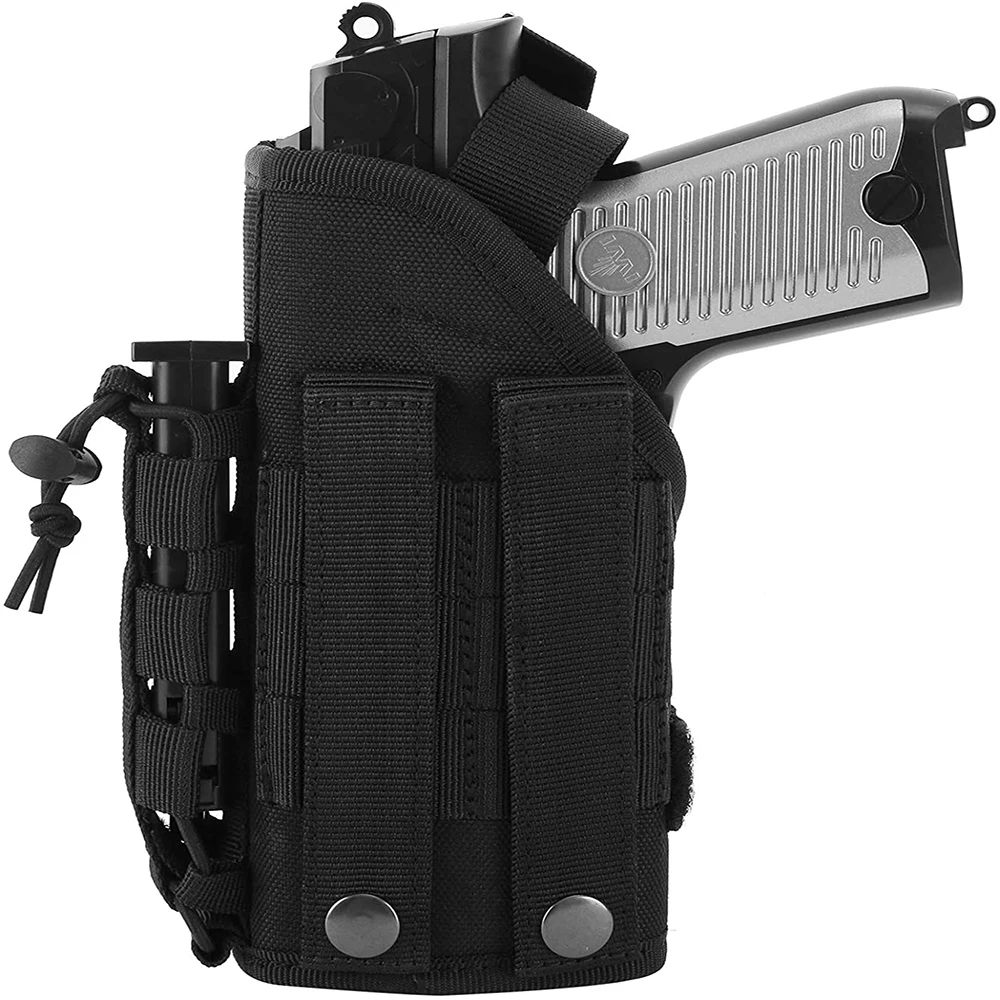 

Tactical Gun Holster Airsoft Pistols Holder With Mag Pouch Molle Belt Pistol Holster for Handgun Glock Hunting Gun Accessories