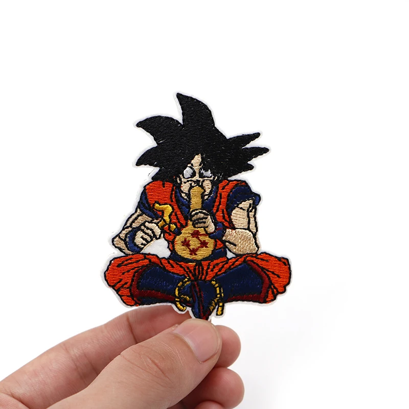 

Theme Style Patch Wukong Embroidery Patch Roshi DIY Accessories Iron on Patch for Clothes Hat Bag Gift Badge S90-91