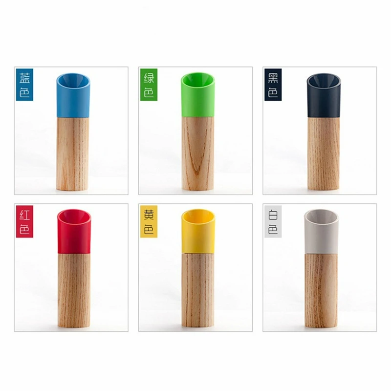 Деревянная необычная мельница для перца порошок бутылка морской соли приправ