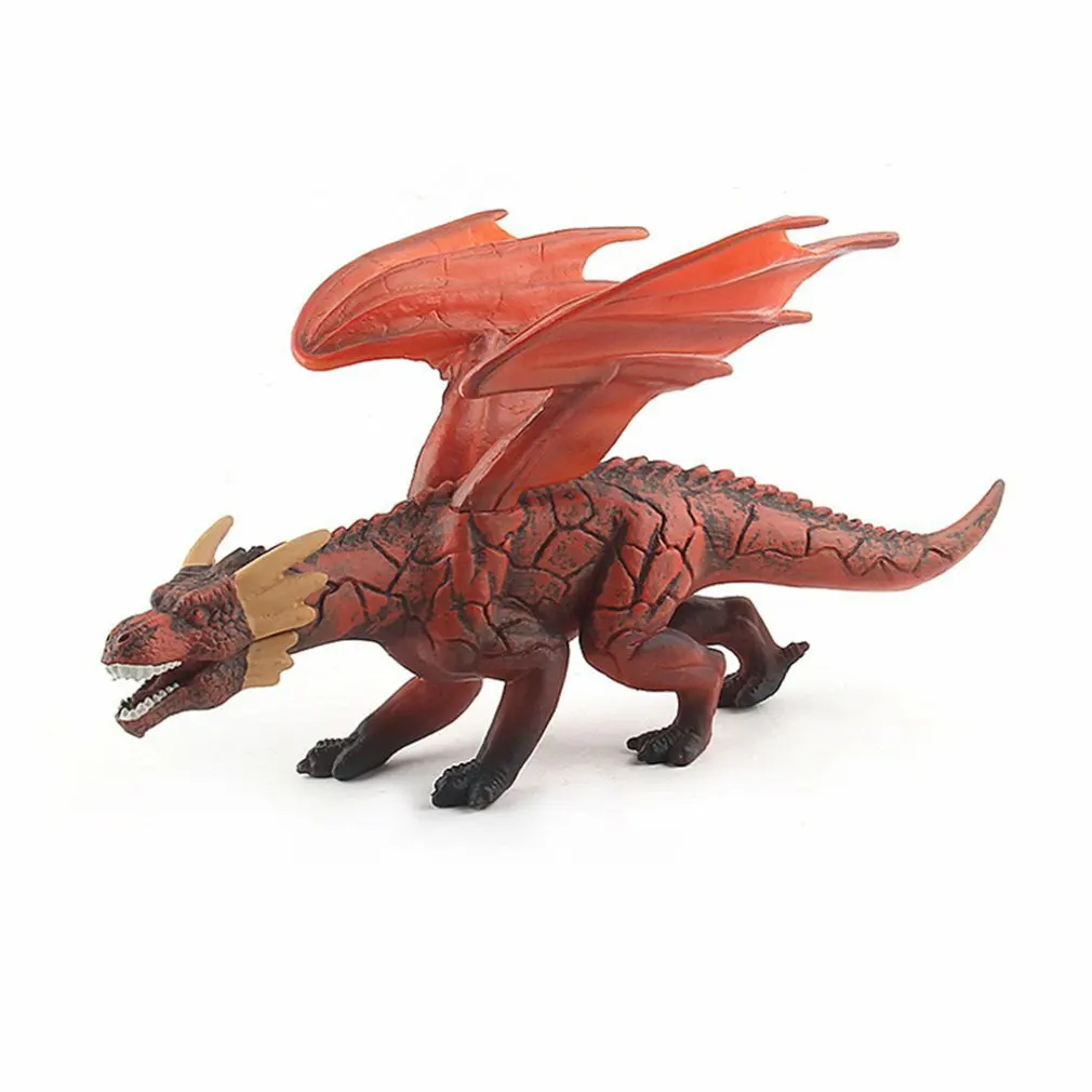 

New Simulation Fly Dragon Model Plastic Pterosaur Magic Dragon Dinosaur Model Toys Figure Animal Educational Kids Children Gift