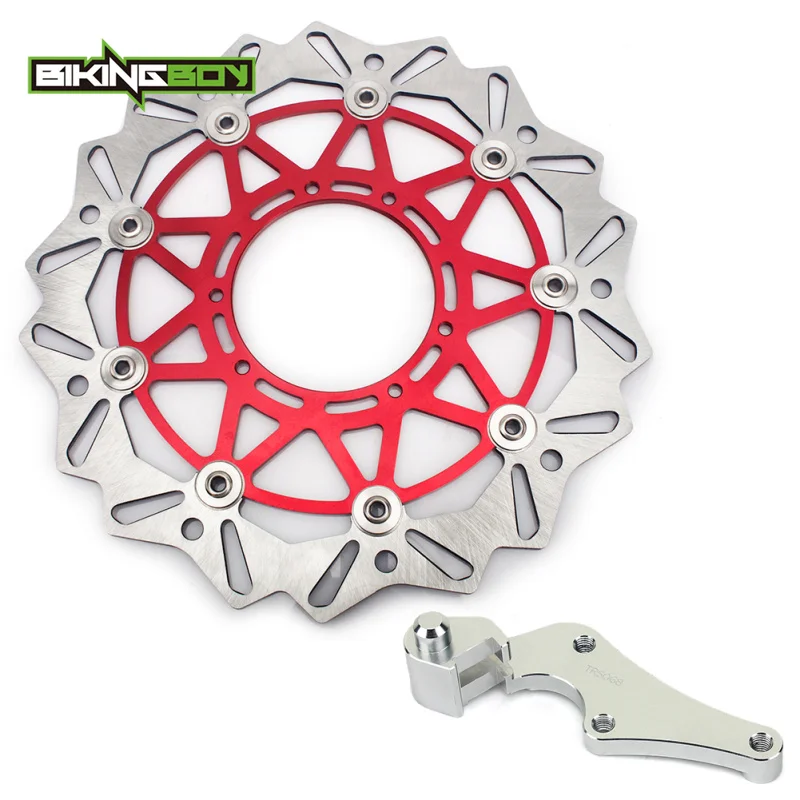 Передний Кронштейн дискового ротора BIKINGBOY для Honda CRF250R CRF450R 15 16 17 18 CRF 320 RX 450 2017 2018 250R