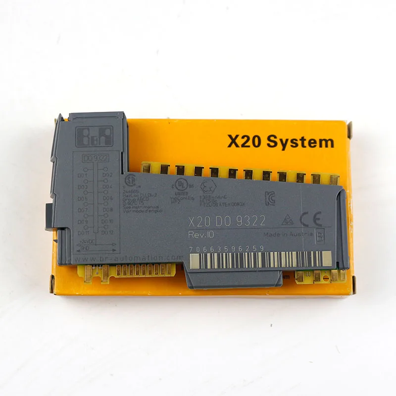 

X20DO9322 PLC module is equipped with 12 outputs for single wire connection this module is used for power output