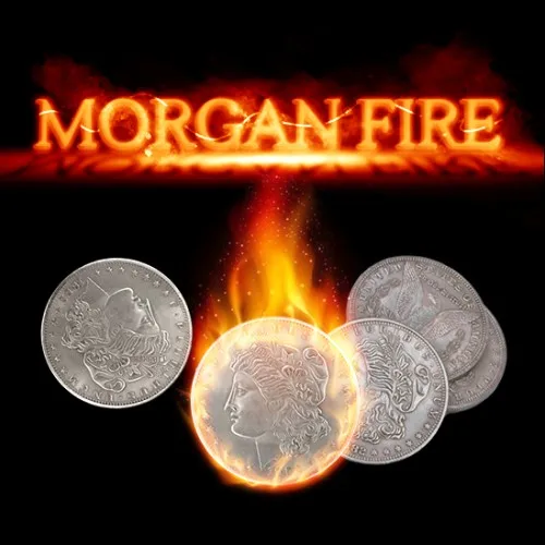 Набор огней Morgan (1 огненная монета + 3 монеты 1 раковина Morgan) Аксессуары для монет
