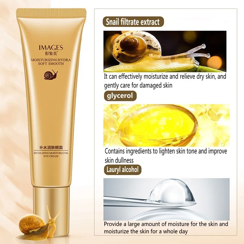 

Eye Cream Snail Cream Eye Bags Wrinkle Cream Instant Wrinkle Remover Puffiness And Eye Bags Dark Circle Remover Anti Aging