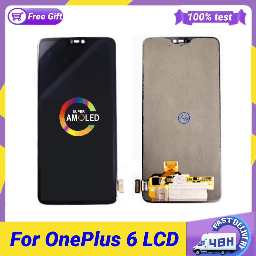 Активно матричные осид для Oneplus 6 ЖК дисплей Дисплей 28 &quotкодирующий