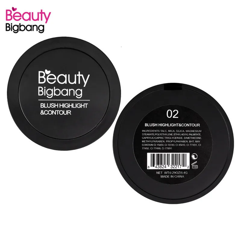 BeautyBigBang 3 цвета пудра для лица хайлайтеры Iluminador бронзатор макияж розовый коричневый Блестящий бронзер Maquillaje палитра контур