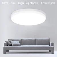 high brightness led indoor lighting ceiling lamp ultrathin circle square ceiling lights for bathroom living room 18w 24w 36w 48w