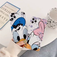 disney for iphone 12 case mickey minnie donald daisy duck soft case for iphone 12 pro max mini full body phone back cover