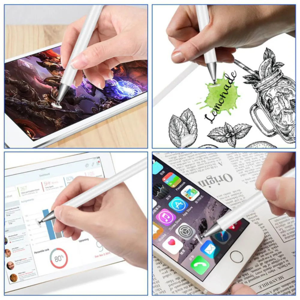 mobile phone tablet capacitive pen drawing office game portable smooth writing drawing without charging free global shipping