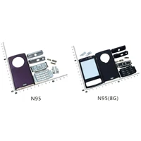 n95 housing keyboard for nokia n95 8g battery back cover case high quality housing keypad