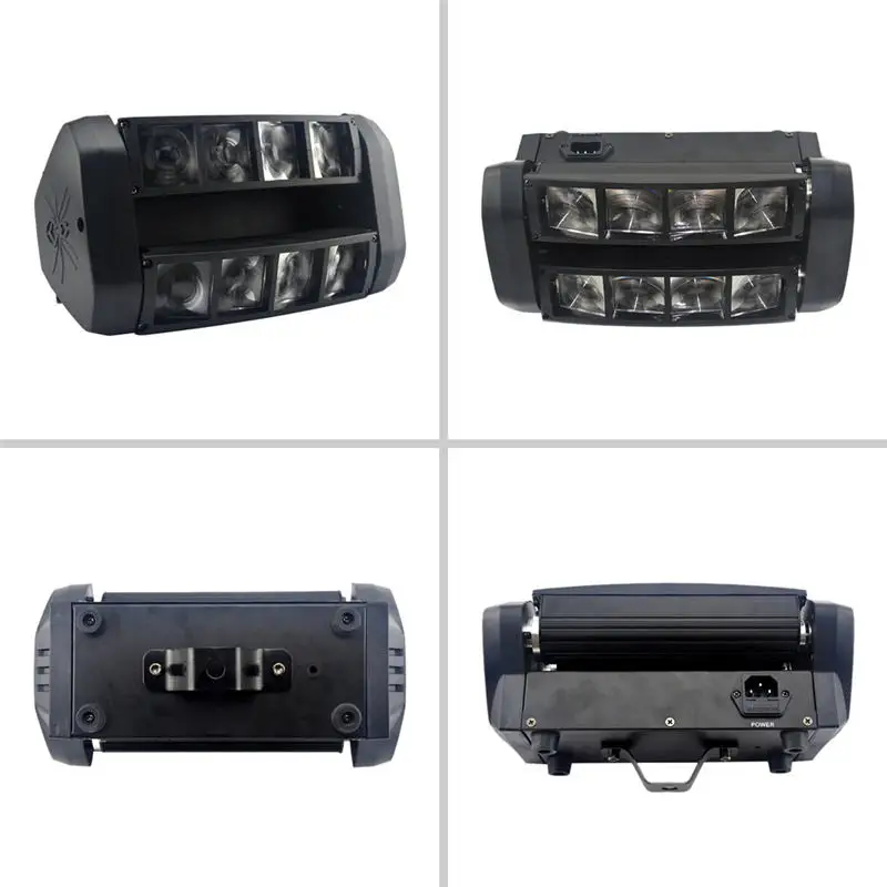 AUCD 24W 8 Heads RGBW LED Mixing Effect Spider Shake Lamp DMX DJ Home Party Club Show Beam Projector Stage Moving Lighting LE117 | Лампы и