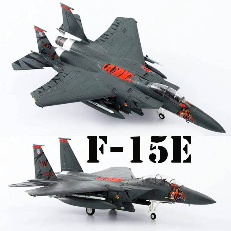 

Diecast Metal Alloy 1/72 Scale F-15E F15 Aircraft Fighter Plane Replica Model Toy For Collections