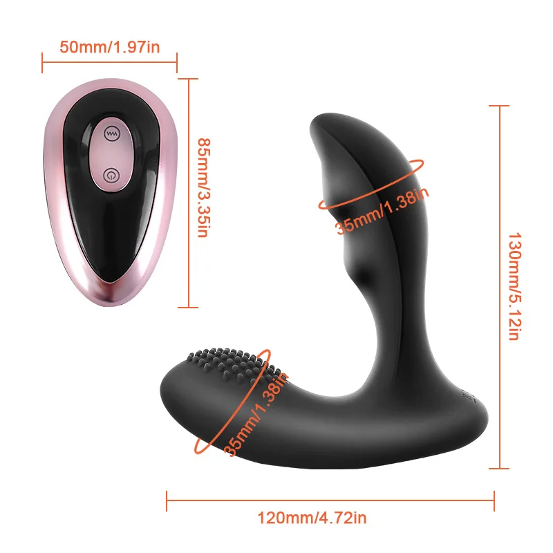 GUIMI простаты массажер вибратор для Для мужчин Анальная пробка мощный 12 Скорость