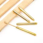 Новый складной Тип Золотой очиститель ушной серы Портативный очистителей для удаления ушной серы инструменты ухочистка прилагается кольцо для ключей