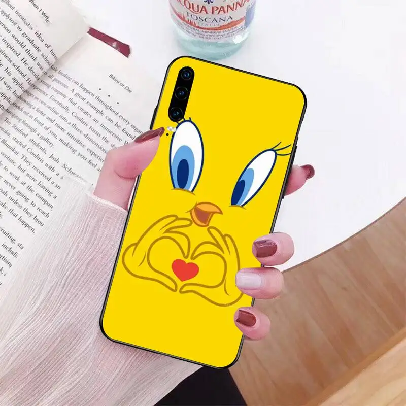 Черный чехол для телефона PENGHUWAN из ТПУ твида Huawei P30 P20 Mate 20 Pro Lite Smart Y9 prime 2019|Бамперы|