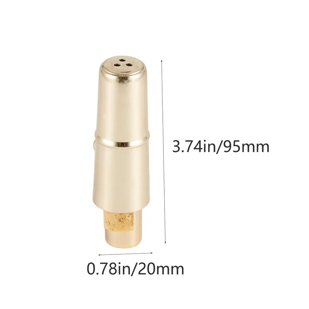 

Clearance Sale Jazz Sax Alto Saxophone Nozzle 7C Cap Buckle Gold Plating Metal With Nozzle Patches Pads Cushions for Beginners