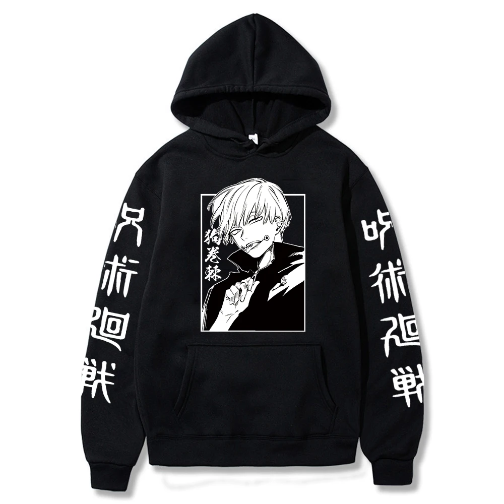 

Anime Jujutsu Kaisen Printed Hoodie Men Women Casual Sweatshirt Tops Males