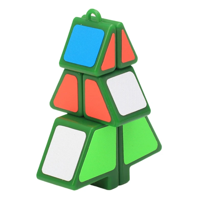 Скоростной куб в форме рождественской елки головоломка Лучший Подарок Чулок для