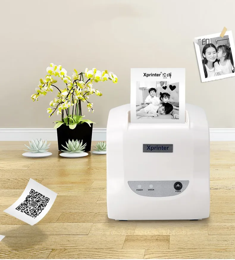 Термопринтер 100% оригинальный высокоскоростной USB Bluetooth коммерческий для