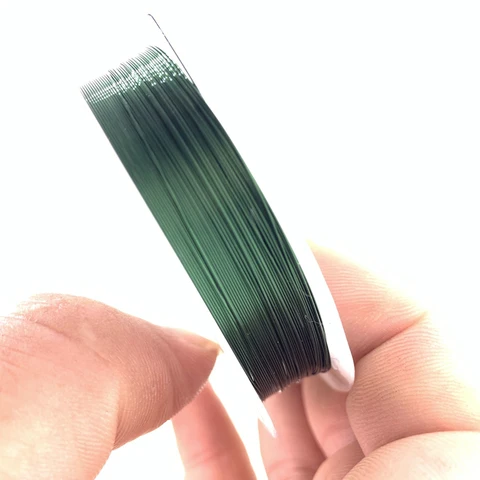 Проволока металлическая золотая/стальная 0,3 мм