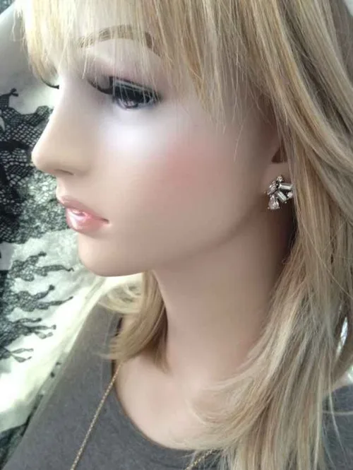 AD es20181/ювелирные изделия для девочек/ювелирные с прозрачным кластером в виде