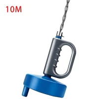 10m hand operated toilet dredge for kitchen toilet sinks bathroom sewer dredge blockage hand tool pipe dredger drains cleaning