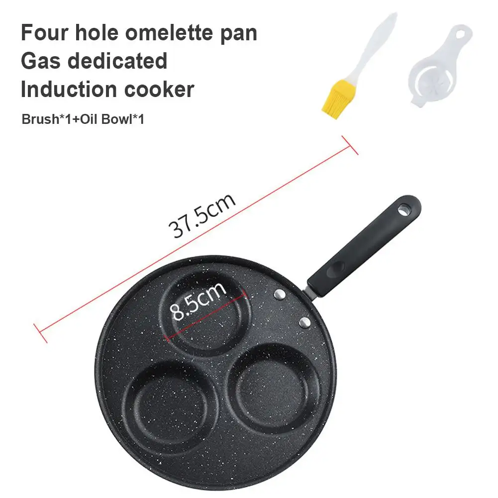 

Pan Non-stick Pan Small Household Mini Frying Pan Maifan Stone Fried Egg Pan Cast Iron Fried Egg Mold Egg Dumpling Artifact