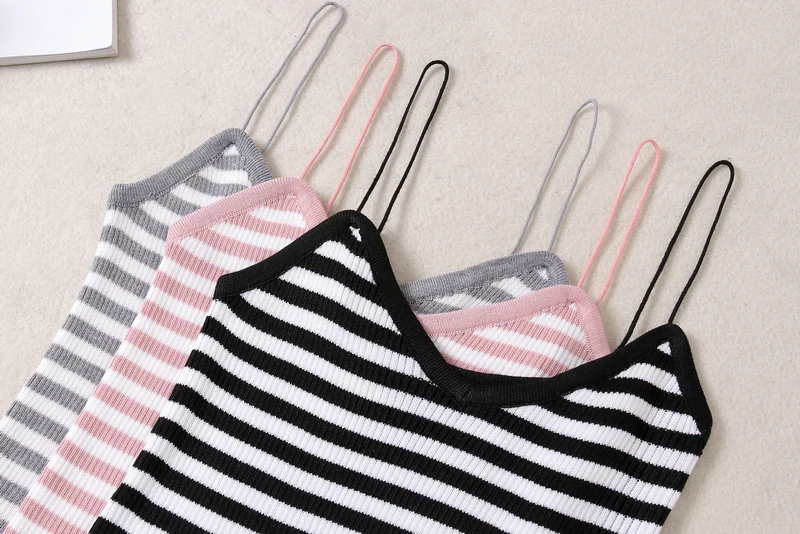 Women Summer Sexy Camisole Tanks Slim Casual Tank Tops Lady's Undershirt Solid Breathable Shoulder Vest For Female
