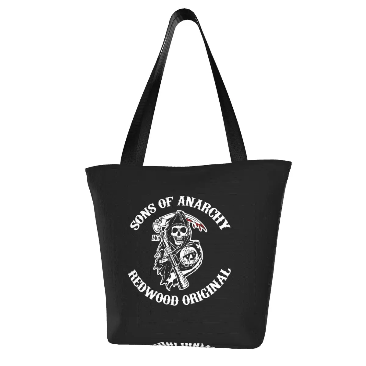 Sons Of Anarchy Polyester outdoor girl handbag, woman shopping bag, shoulder bag, canvas bag, gift bag