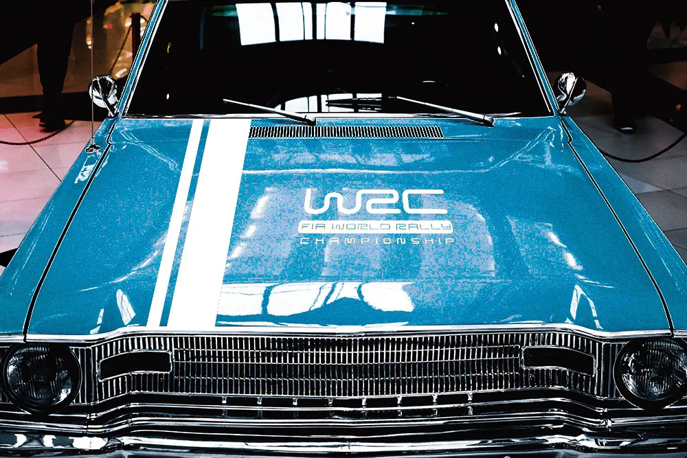 WRC капюшон Стикеры Детские футболки в полоску виниловые покрытия для автомобилей