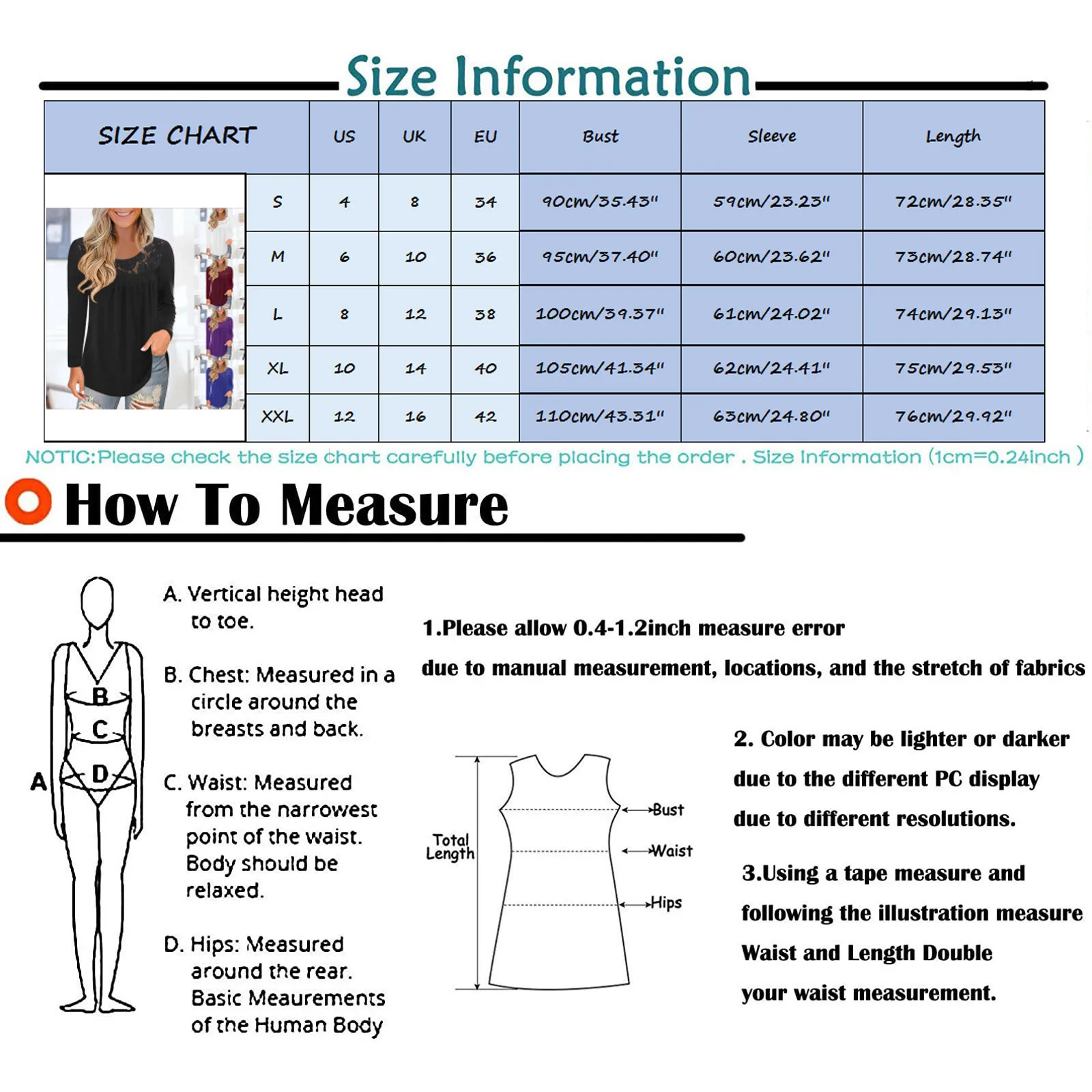 

Hollow Out Women's Blouse Casual Loose Plus Size Black Blouses Solid Lace Round Collar Shirts Long Sleeve Blusa Feminina #LR3