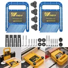 Набор удлиненных перьевых досок Loc, двойные перьевые доски, приборы для деревообработки, инструменты для гравировального станка, стол для циркулярной пилы