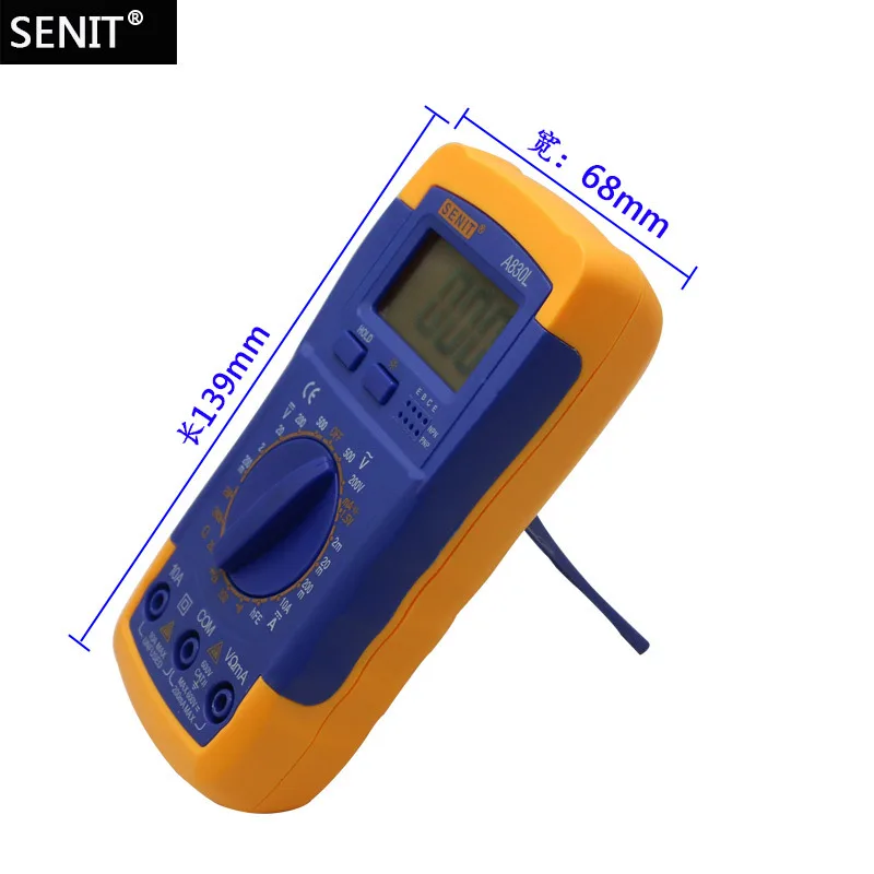 

Тестер конденсаторов, мультиметр, вольтметр, контур компонентов изоляционный мультиметр, зонд, профессиональные Электрические измеритель...